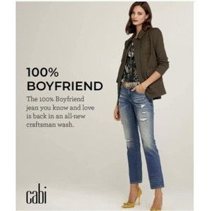 Cabi 100% Boyfriend - Craftsman Wash, Size 14, Fall 2021 ($140) Style 4152